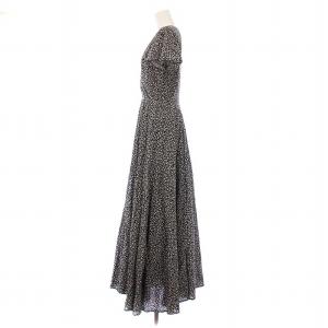 MARIHA せせらぎのドレス ワンピース 36 ブラック ホワイト