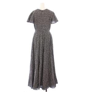 MARIHA せせらぎのドレス ワンピース 36 ブラック ホワイト