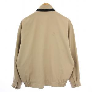 YVES SAINT LAURENT pour homme ブルゾン ジャケット ジップアップ スタンドカラー ロゴ刺繍 ベージュ /BM