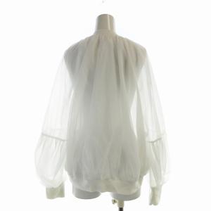 JILL STUART タグ付き チュールジップアップブルゾン シフォン F 白 ホワイト 092-3160012 /EE
