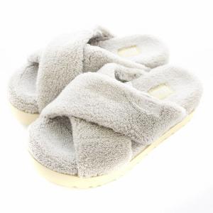 W FUZZ SUGAR TERRY CROSS ファズ シュガー テリー クロス スライド サンダル