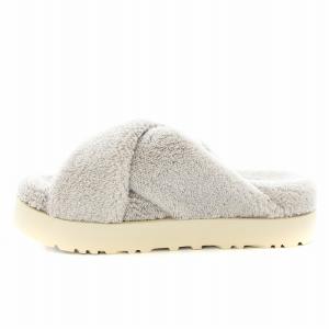 UGG W FUZZ SUGAR TERRY CROSS ファズ シュガー テリー クロス スライド サンダル