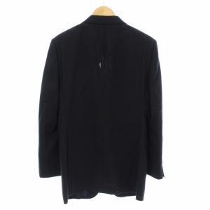 gotairiku シングルスーツ セットアップ 上下 テーラードジャケット パンツ ジップフライ ウール 38 A6 黒