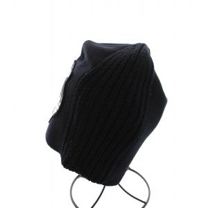 GUCCI ニットキャップ 帽子 タイガー ワッペン ニット帽 ワッチキャップ M 58 22cm 黒 /YM