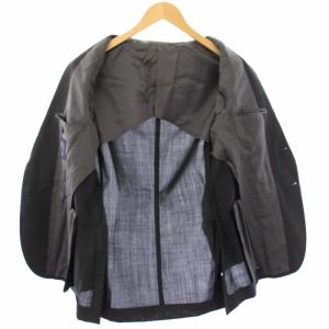 BEAMS F テーラードジャケット 背抜き 46/8R グレー 21-17-1115-264 /TK