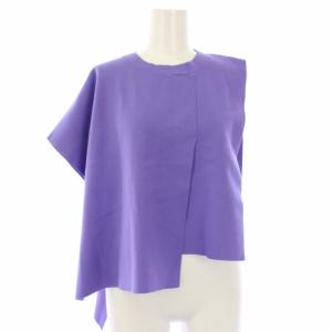 25SS アテナケープベスト ATHENA CAPE VEST ニット 38 紫 300IS270-0861