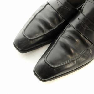 REGAL  ローファー ビジネスシューズ スリッポン レザー 2cm 黒 ブラック /EE