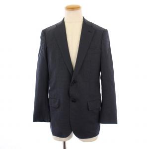 TOMORROWLAND スーツ セットアップ 上下 テーラードジャケット 背抜き シングル 2B パンツ ジップフライ 千鳥格子