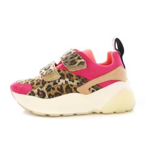 スニーカー シューズ ヒョウ柄 レオパード 35 ピンク 茶 ベージュ /YM