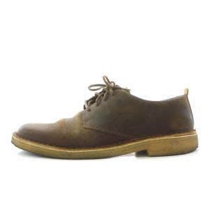 Clarks デザートブーツ ビジネスシューズ ドレスシューズ レザー 本革 US9.5 27.5cm ブラウン 261382407085