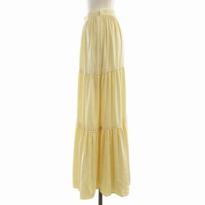 allureville ティアードスカート ロング フレア 2 アイボリー 202110-11-020-04-020 /EE