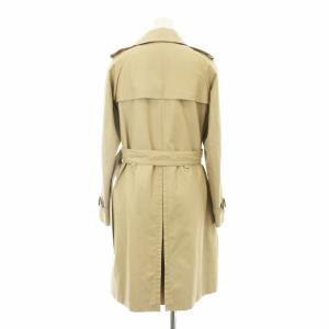 Aquascutum トレンチコート ロング ウールライナー 裏地チェック ベルト付き ベージュ 5005150001 /KU