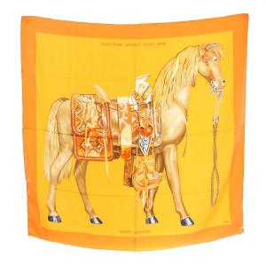 HERMES カレ90 MON PETIT CHEVAL MEXICAN スカーフ