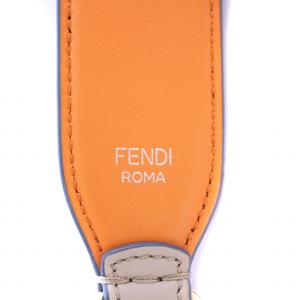 FENDI ストラップユー ショルダーストラップ レザー 装飾 切替 マルチカラー /BB OH