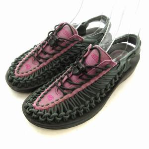 KEEN ヨギ　ペイズリー　美品　メンズサンダル Hide and Seek ヨギアーツ サンダル ペイズリー 26.0cm 黒