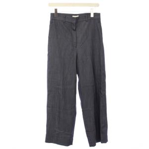 24SS セルロースデニム セミワイドパンツ 36 ネイビー 11044104001 /TK