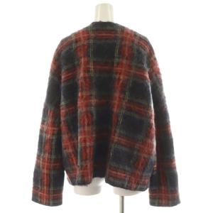 Drawer カシミヤファーチェックカーディガン マルチカラー 6515-299-0366