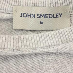 JOHN SMEDLEY 半袖 ニット カットソー Tシャツ コットン M グレー /G