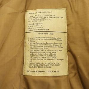 WILDTHINGS PARKA EXTREME COLD ECWCS LEVEL7 ブラウン