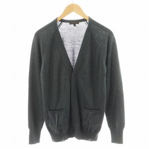 カーディガン ウール S グレー