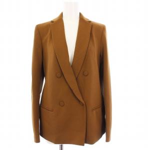 Max Mara LEISURE レジャー スーツ セットアップ テーラードジャケット スラックス パンツ XS S 茶