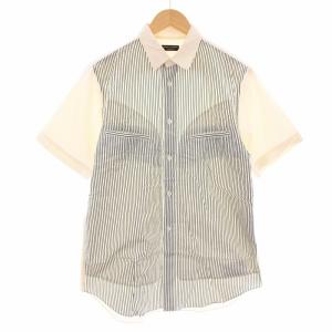 【希少美品】 コムデギャルソン ブラウス シャツ ギンガムチェック 半袖 トリココムデギャルソンtricot COMME des GARCONS フリル