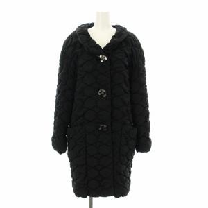 キルティングコート 中綿 ロング 9 黒 ブラック 0509276 /KU