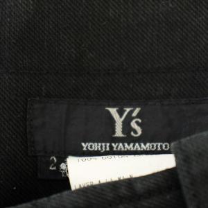 Y's ヨウジヤマモト コットンツイルワイドパンツ YN-P17-012 黒 ブラック 2 /G