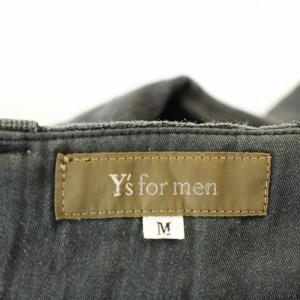 Y's for men ヨウジヤマモト リネン 2タックスラックスパンツ MK-P05-306 麻 パンツ M 黒 ブラック /G