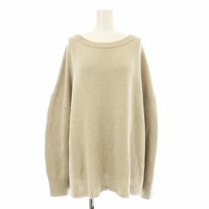 22SS neo beauty プルオーバー ニット セーター 長袖 ベージュ 22080500706010