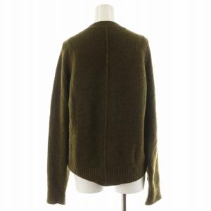3.1 phillip lim ニット セーター 長袖 パール装飾 ウール XS カーキ /AN45