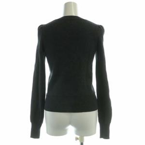 ISABEL MARANT ETOILE コットン ウール パフスリーブニット セーター プルオーバー 長袖 34 グレー 78-02-86-02017
