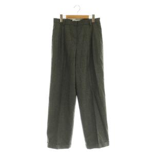 ウールパンツ スラックス ストレート I42 グレー /MY OS