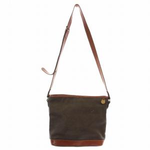 Mulberry ショルダーバッグ PVC レザー カーキ 茶 /G