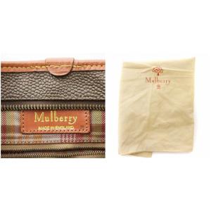 Mulberry ショルダーバッグ PVC レザー カーキ 茶 /G
