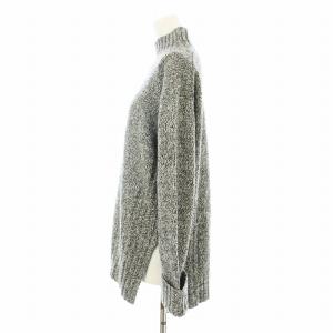 theory luxe 23AW MISTO LENI ニット セーター 長袖 ハイネック ウール カシミヤ混 40 グレー 3401708