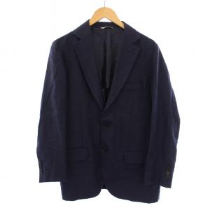 カバーオール ジャケット ワーク ヒッコリー ストライプ ロゴ