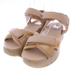 himiko クロスデザインスポーツサンダル シューズ L ピンクベージュ 647202 /BM