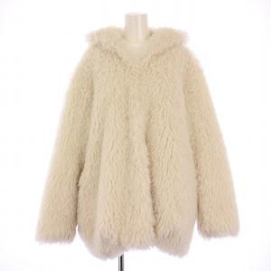24AW French Poodle Fur フレンチプードルファーフードジャケット 中綿 フェイクファー