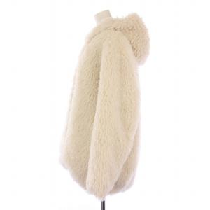 eimy istoire 24AW French Poodle Fur フレンチプードルファーフードジャケット 中綿 フェイクファー