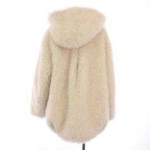 eimy istoire 24AW French Poodle Fur フレンチプードルファーフードジャケット 中綿 フェイクファー