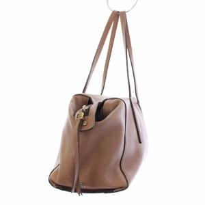 GIANNI CHIARIN ショルダーバッグ ハンドバッグ レザー ピンク /TK
