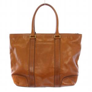 COACH トートバッグ ハンドバッグ レザー ロゴチャーム 茶 ブラウン 70600 /BB