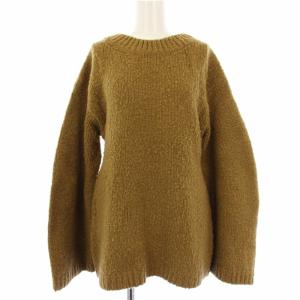 ニット セーター ウール XS キャメル