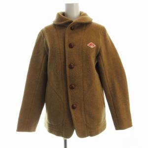 ウールモッサ丸衿ブルゾン ジャケット ジャンパー 36 キャメル JD-8243 /RO