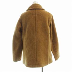 DANTON ウールモッサ丸衿ブルゾン ジャケット ジャンパー 36 キャメル JD-8243 /RO