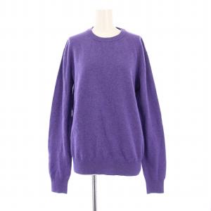 ニット セーター カシミヤ オーバーサイズ XS パープル