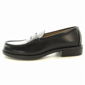 HARUTA ARVIN ローファー モカシン レザー 25.5cm 黒 ブラック /EE