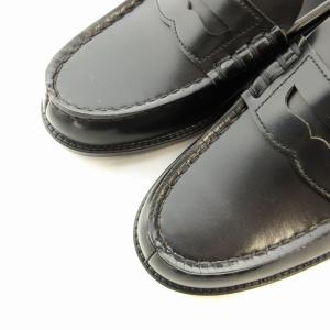 HARUTA ARVIN ローファー モカシン レザー 25.5cm 黒 ブラック /EE