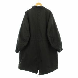 FREAK'S STORE 22AW ライナー付きモッズコート ミリタリーコート 中わた ロング ジップアップ M 黒 ブラック 22AW-001CO